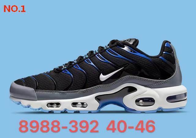 (image for) Nike Air Max Plus Black University Blue Grey DH4776-003 Men's TN Shoes-2